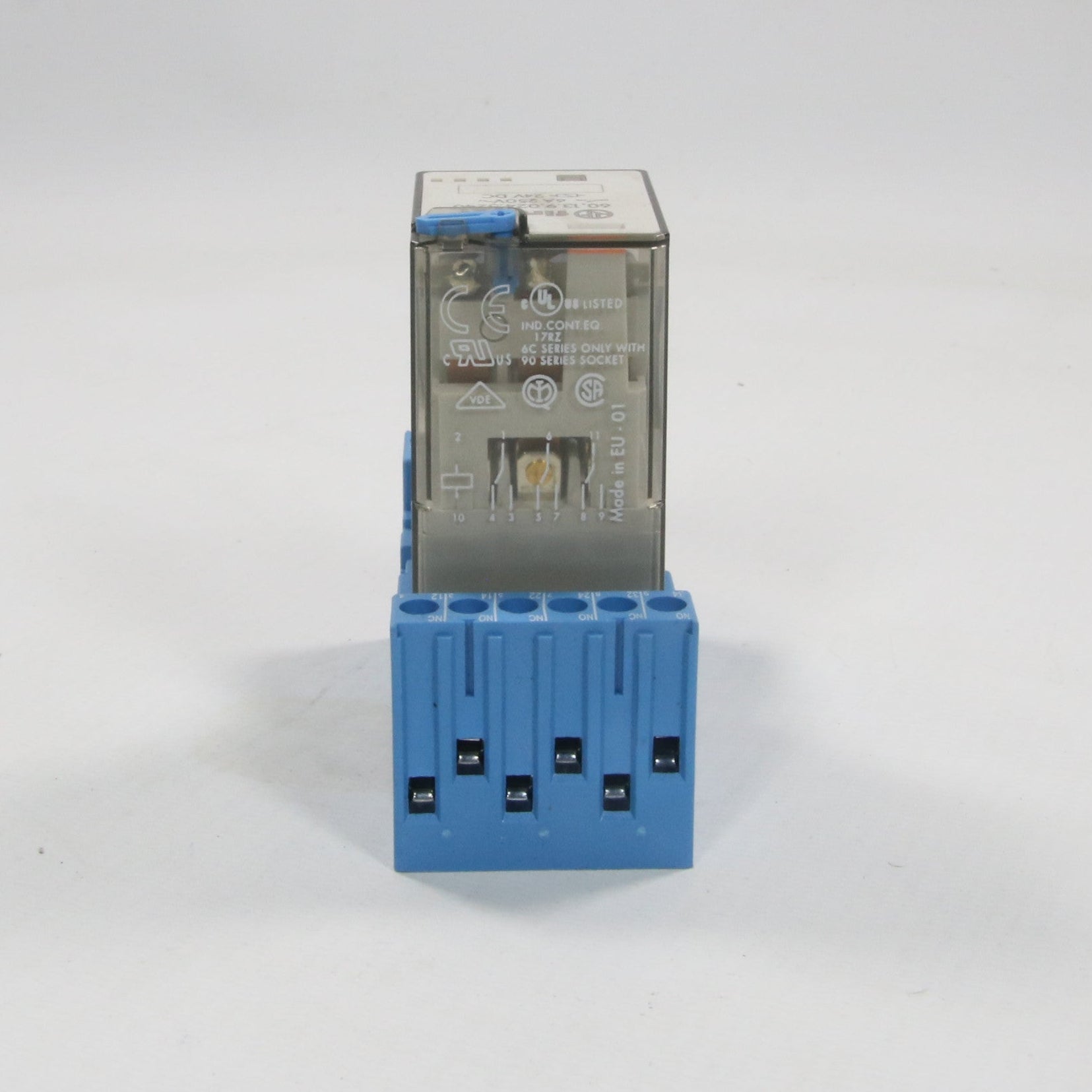 Finder 60.13.9.024.5240 Relay & 90.03 Socket-General Purpose Relay with Socket-Used Industrial Parts