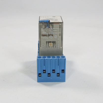 Finder 60.13.9.024.5240 Relay & 90.03 Socket-General Purpose Relay with Socket-Used Industrial Parts