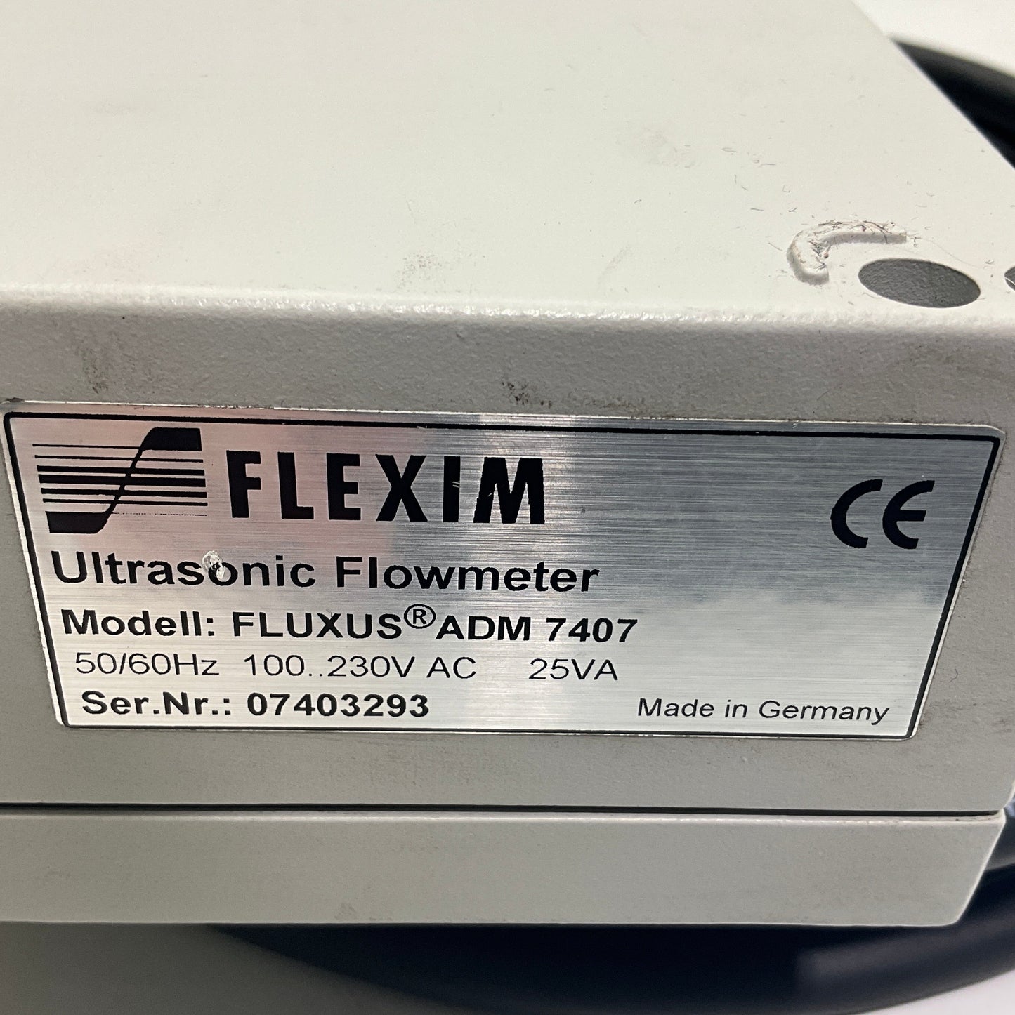 Flexim Fluxus ADM 7407 Ultrasonic Flowmeter Package-Ultrasonic Flowmeter Package-Used Industrial Parts