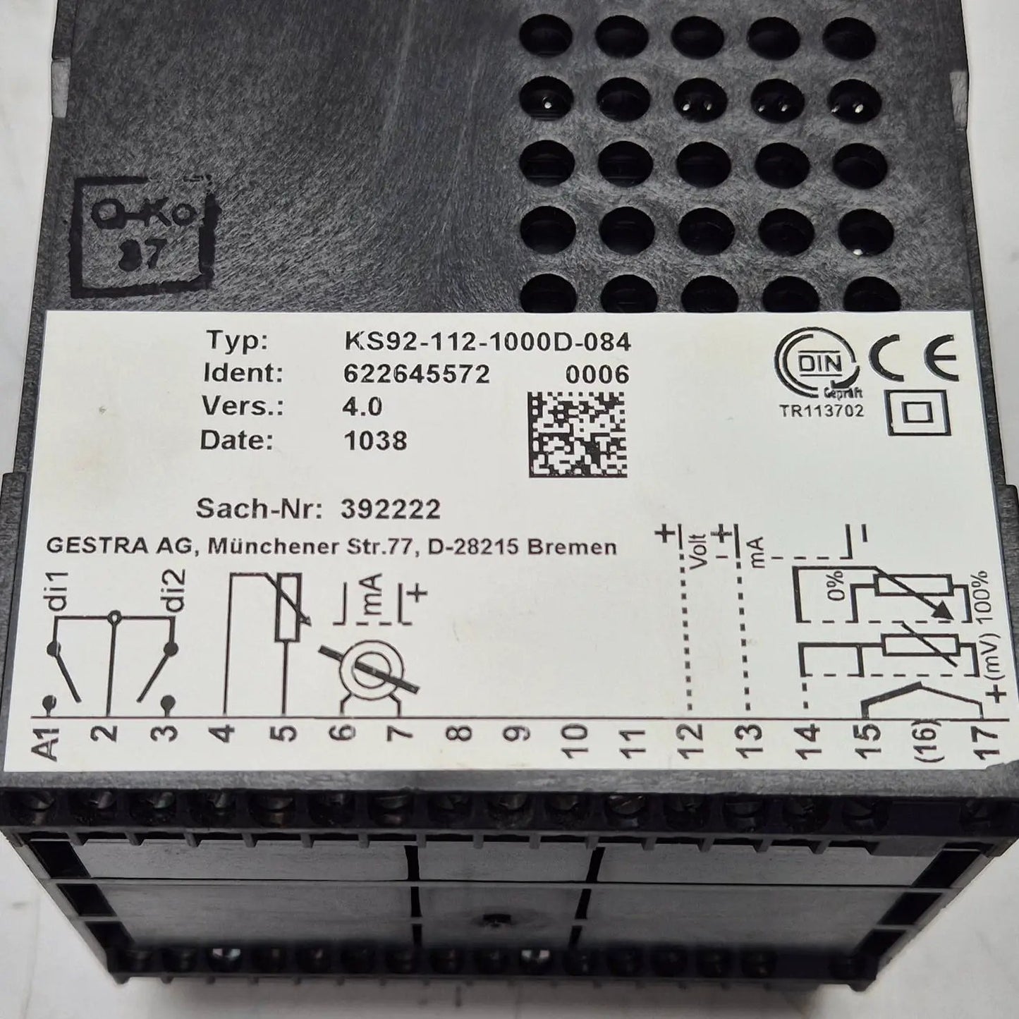 Flowserve KS 92-1 Temperature Controller-Temperature Controller-Used Industrial Parts