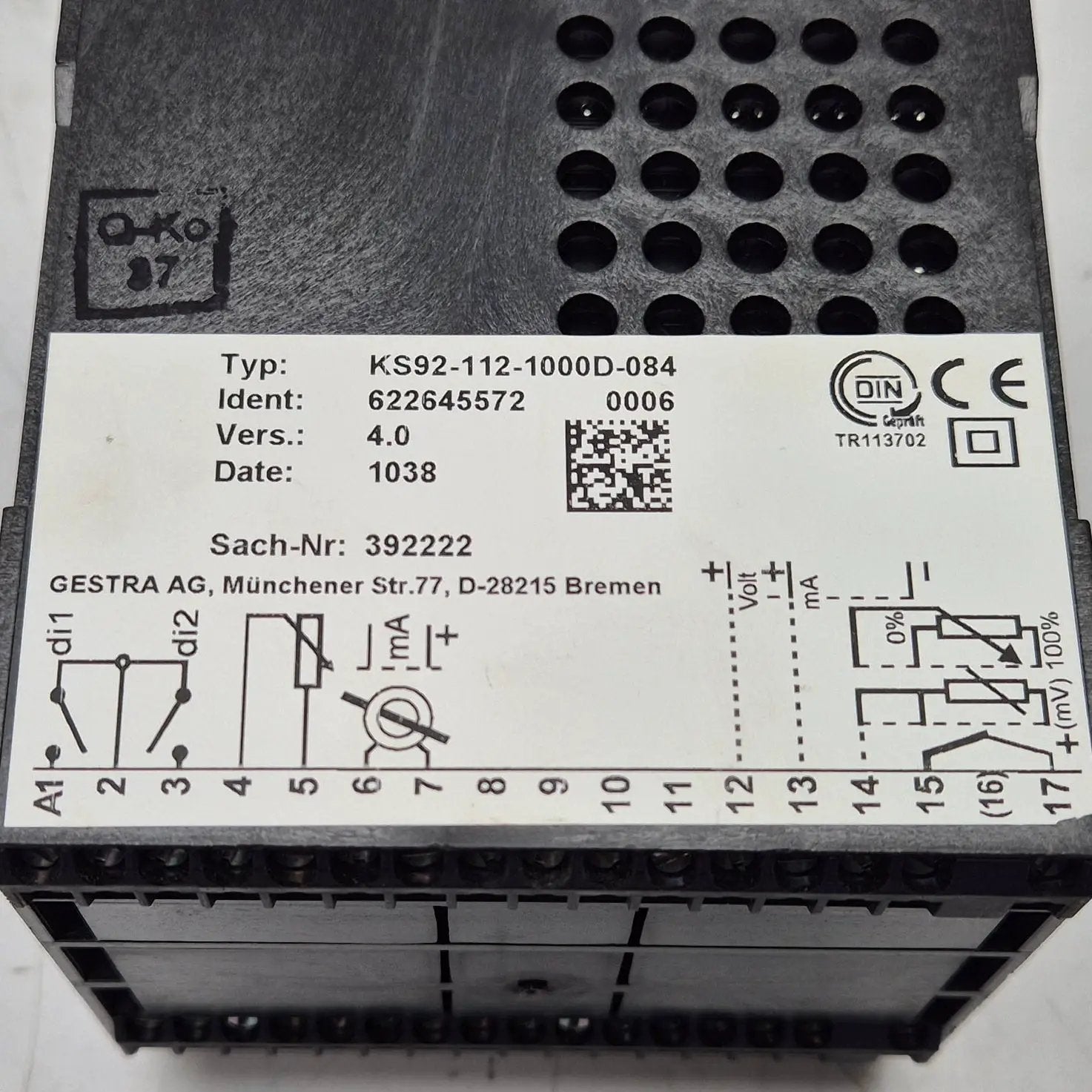 Flowserve KS 92-1 Temperature Controller-Temperature Controller-Used Industrial Parts