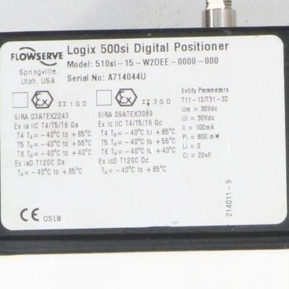 Flowserve Logix 500si Digital Valve Positioner-Digital Valve Positioner-Used Industrial Parts