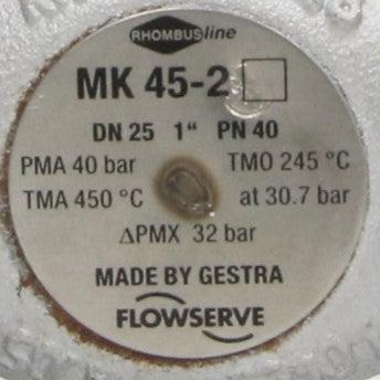 Flowserve MK 45 2 Thermostatic Steam Trap 1"-Thermostatic Steam Trap-Used Industrial Parts