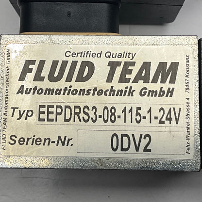 Fluid Team EEPDRS3-08-115-1-24V Proportional Pressure Regulator Valve-Proportional Pressure Regulator Valve-Used Industrial Parts