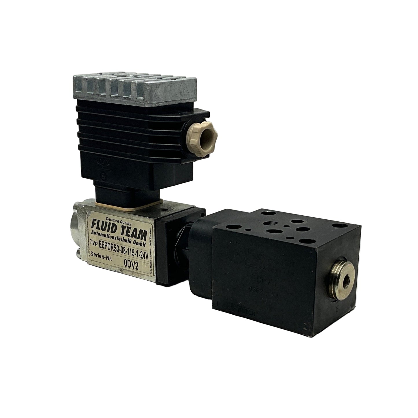 Fluid Team EEPDRS3-08-115-1-24V Proportional Pressure Regulator Valve-Proportional Pressure Regulator Valve-Used Industrial Parts