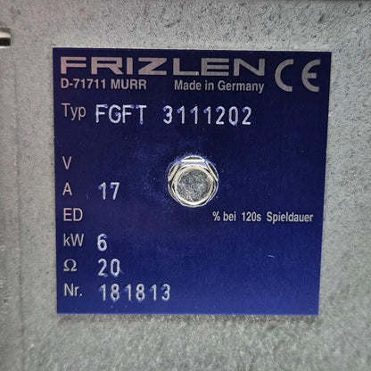 Frizlen FGFT 3111202 Steel Grid Fixed Resistor Unit-Fixed Resistor Unit-Used Industrial Parts