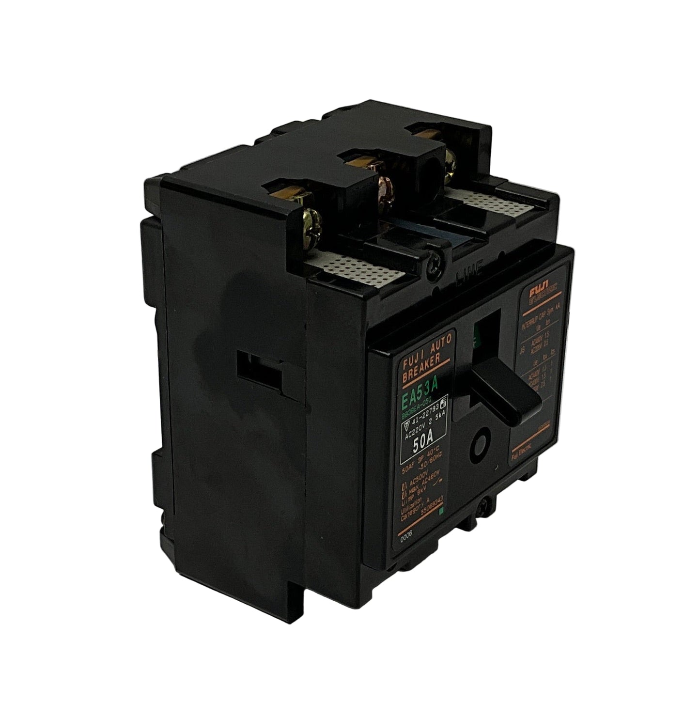 Fuji Electric EA53A Moulded Case Circuit Breaker - 50A-Moulded Case Circuit Breaker-Used Industrial Parts