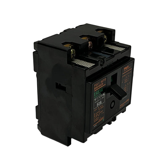 Fuji Electric EA53A Moulded Case Circuit Breaker - 50A-Moulded Case Circuit Breaker-Used Industrial Parts