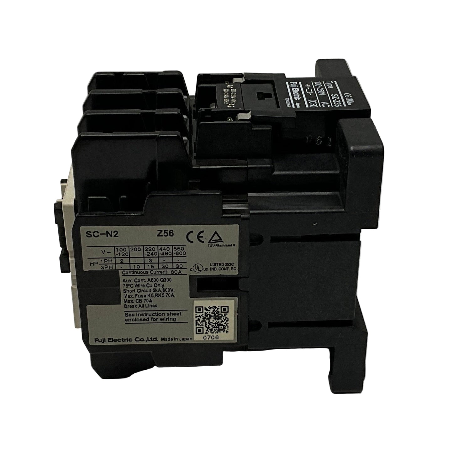 Fuji Electric SC-N2 Z56 Magnetic Contactor-Magnetic Contactor-Used Industrial Parts
