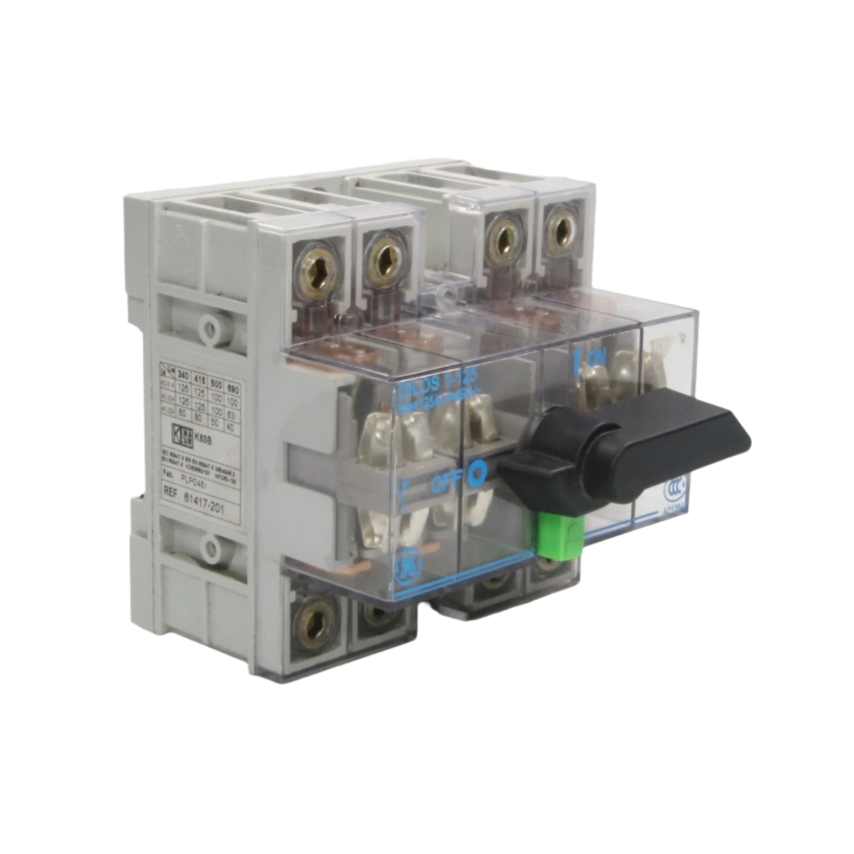 GE General Electric Dilos 1 125 Disconnect Switch-Disconnect Switch-CC-02-03-04-6152427098055-Used Industrial Parts