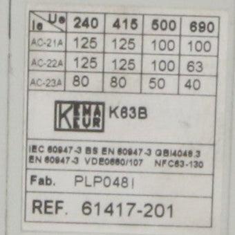 GE General Electric Dilos 1 125 Disconnect Switch-Disconnect Switch-Used Industrial Parts