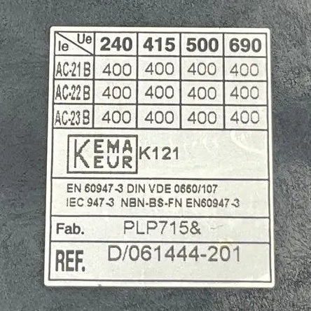 GE General Electric Dilos 4 Loadbreak Switch Disconnector-Loadbreak Switch Disconnector-Used Industrial Parts