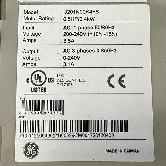 GE General Electric VAT200 Compact Variable Frequency Drive - 0.4 kW-Variable Frequency Drive-Used Industrial Parts