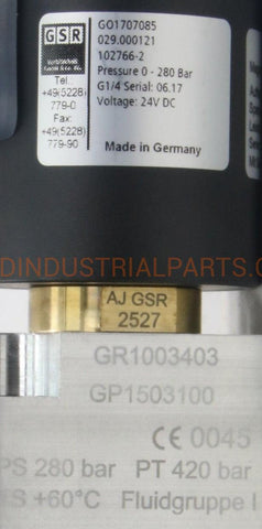 Image of GSR GO1707085 Solenoid Valve-Solenoid Valve-BC-03-07-Used Industrial Parts