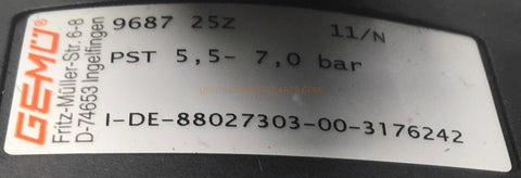 Image of Gemu 9687 25z 11/n Diaphragm Valve-Diaphragm Valve-DA-04-02-Used Industrial Parts