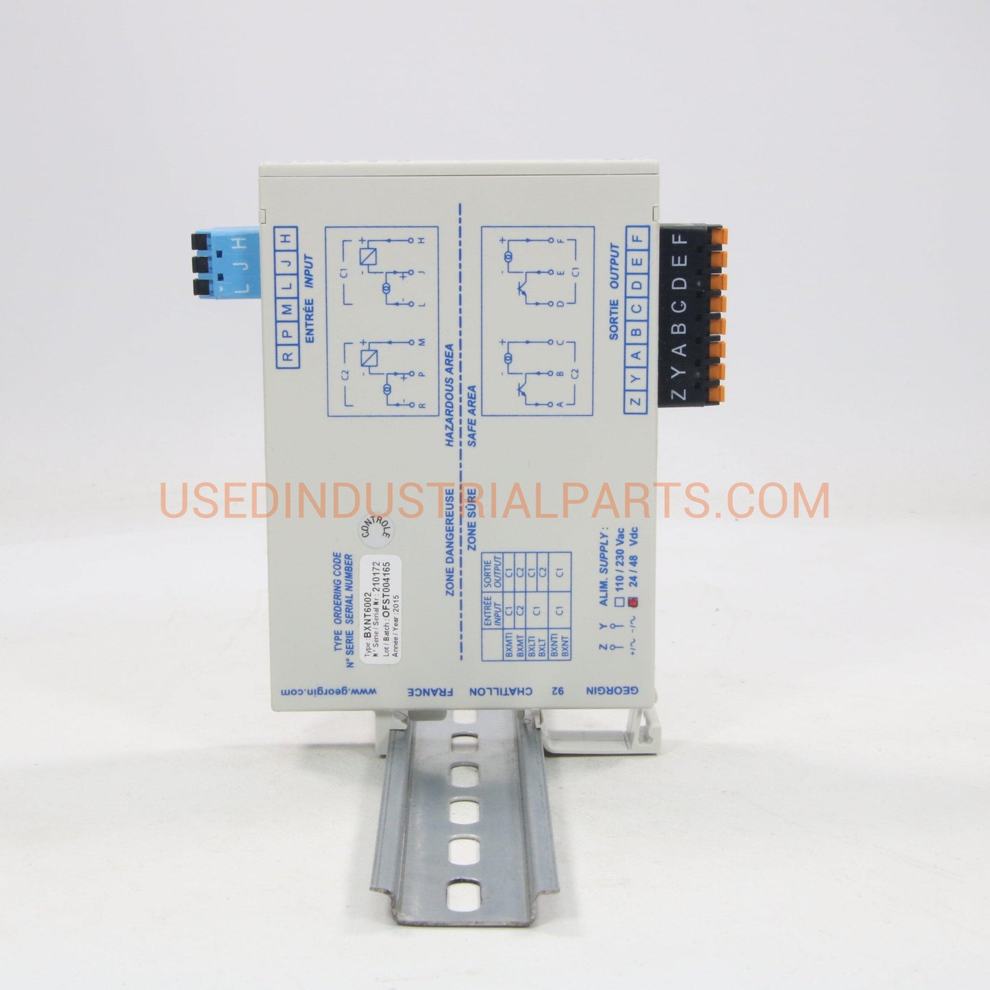 Georgin Galvanic Isolated Converter BXNT6002-Isolated Converter-AA-06-05-Used Industrial Parts