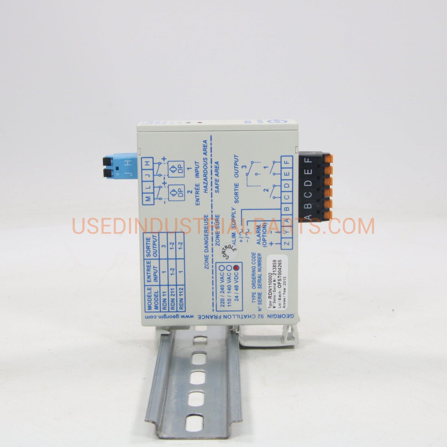 Georgin Intrinsic Safety Relay RDN 110002-Safety Relay-AA-06-05-Used Industrial Parts