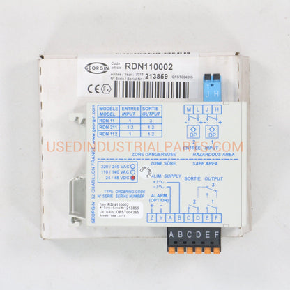 Georgin Intrinsic Safety Relay RDN 110002-Safety Relay-AA-06-05-Used Industrial Parts