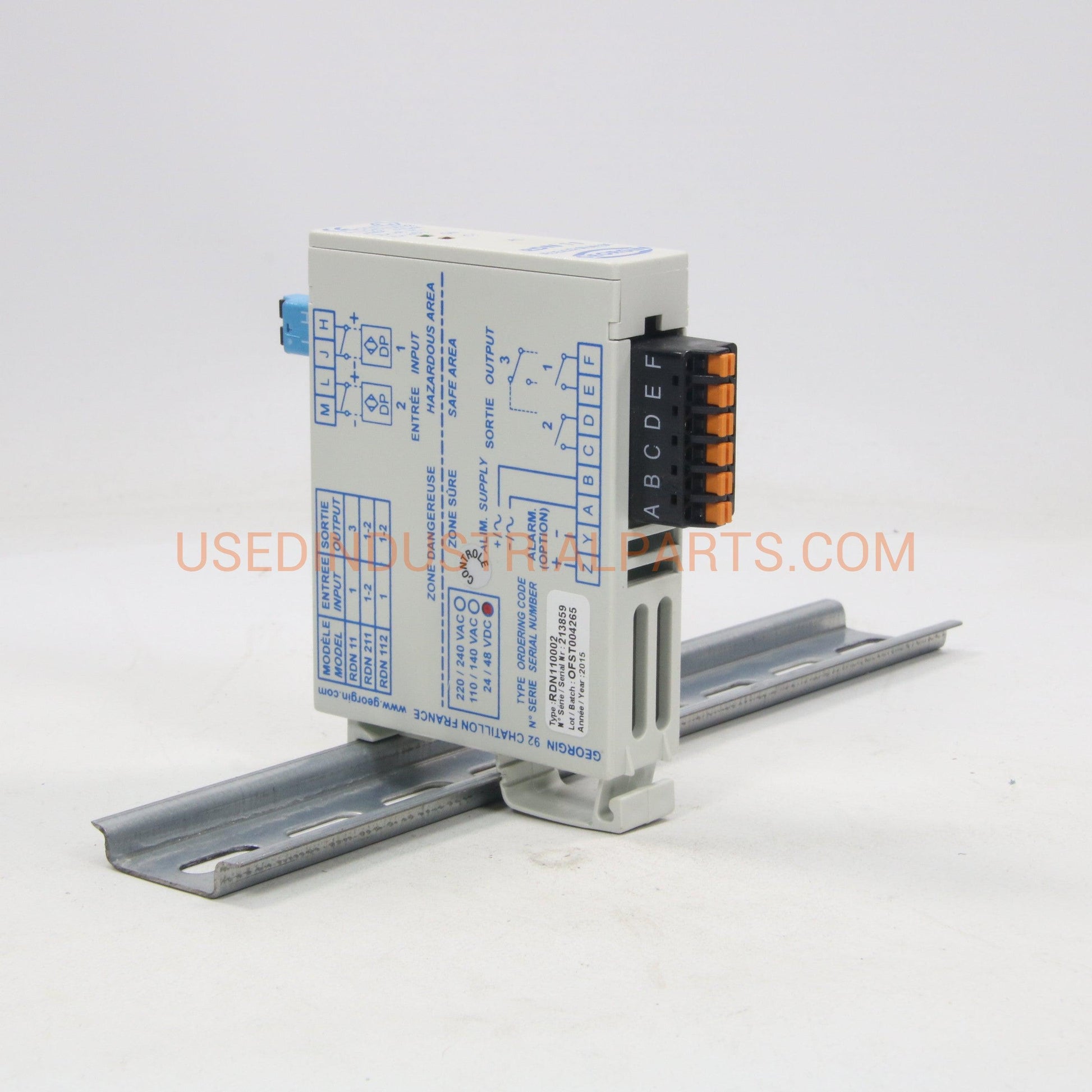 Georgin Intrinsic Safety Relay RDN 110002-Safety Relay-AA-06-05-Used Industrial Parts