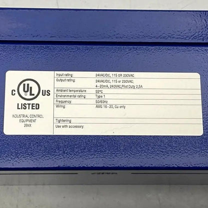 Gestra ORT 6 Spector Compact Oil/Turbidity Detector Controller-Oil/Turbidity Detector Controller-Used Industrial Parts