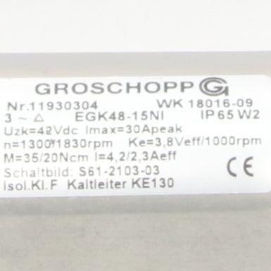 Groschopp EGK 48‑15 NI Servo Motor-Servo Motor-Used Industrial Parts
