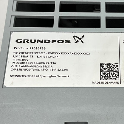 Grundfos 136N9175 Variable Frequency Drive-Variable Frequency Drive-Used Industrial Parts