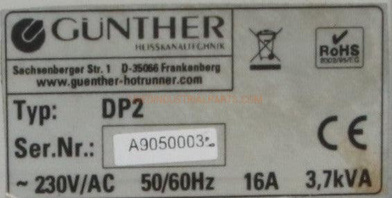 Gunther DP2 Temperature Controller-Temperature Controller-AC-03-04-Used Industrial Parts