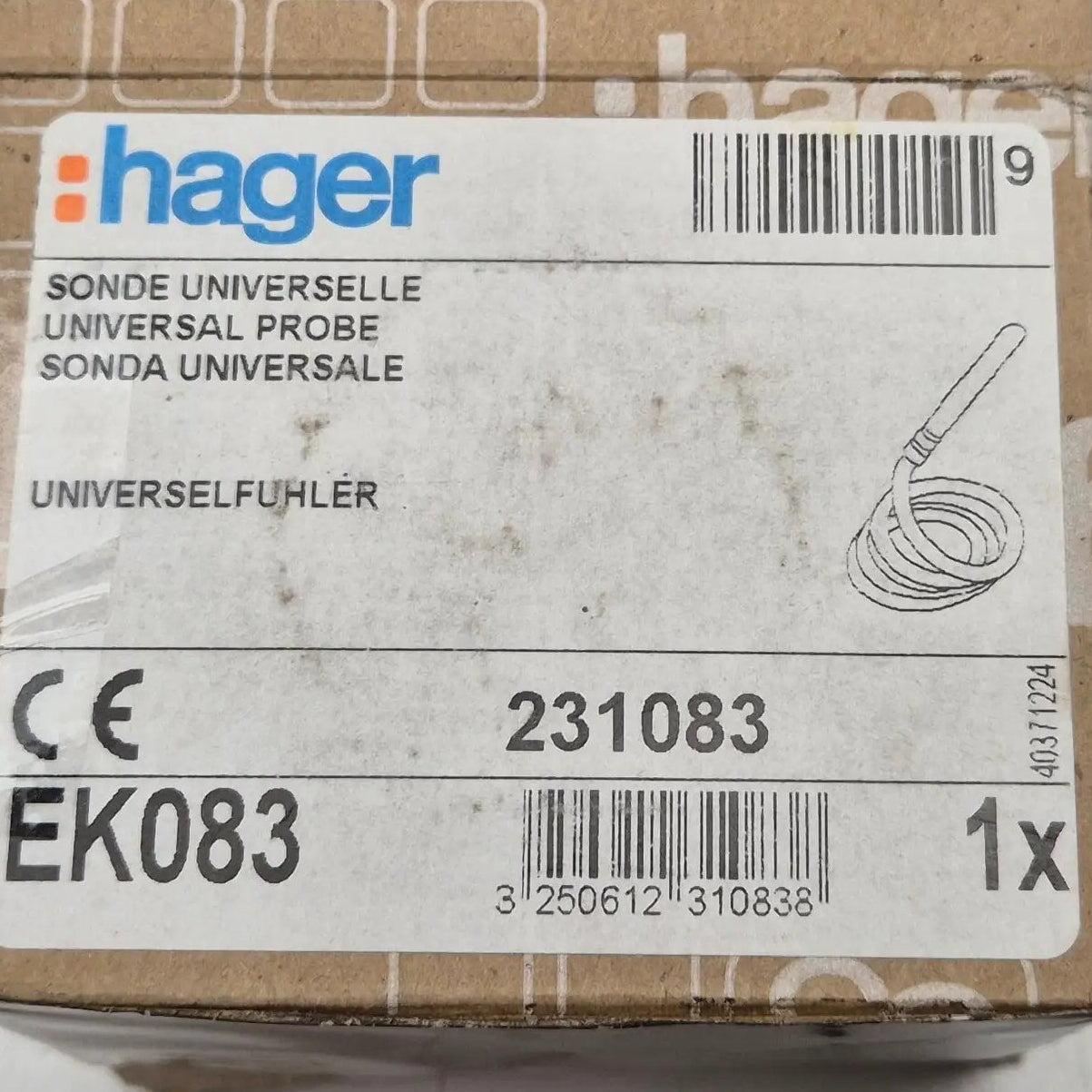 Hager EK083 Universal Temperature Probe-Universal Temperature Probe-Used Industrial Parts
