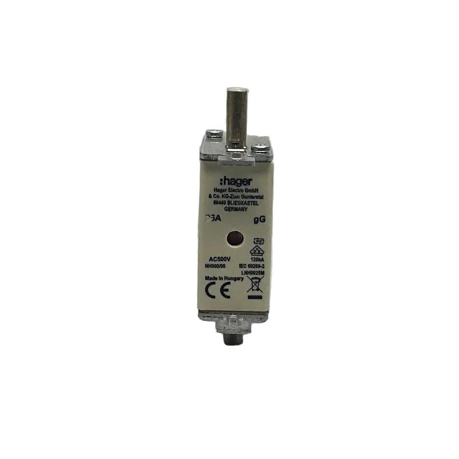 Hager LNH0025M HRC LV Fuse x 3pcs.-HRC LV Fuse-Used Industrial Parts
