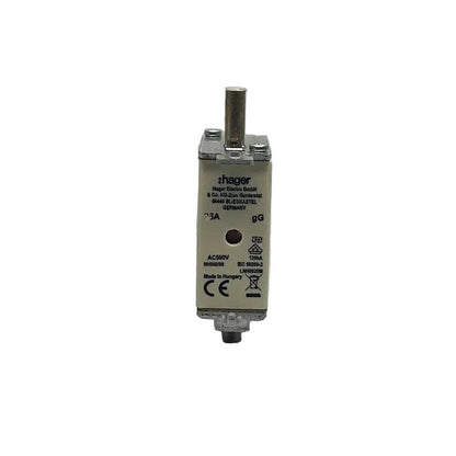 Hager LNH0025M HRC LV Fuse x 3pcs.-HRC LV Fuse-Used Industrial Parts