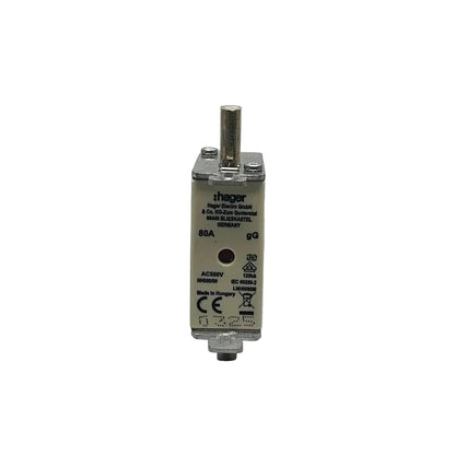 Hager LNH0080M HRC LV Fuse x 3pcs.-HRC LV Fuse-Used Industrial Parts