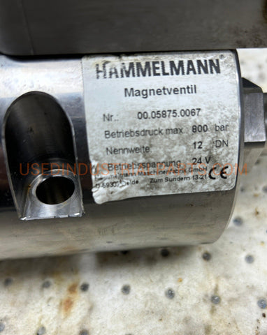 Image of Hammelmann Magnetventil Solenoid Valve 00.5875.0067-Solenoid Valve-BC-02-02-Used Industrial Parts