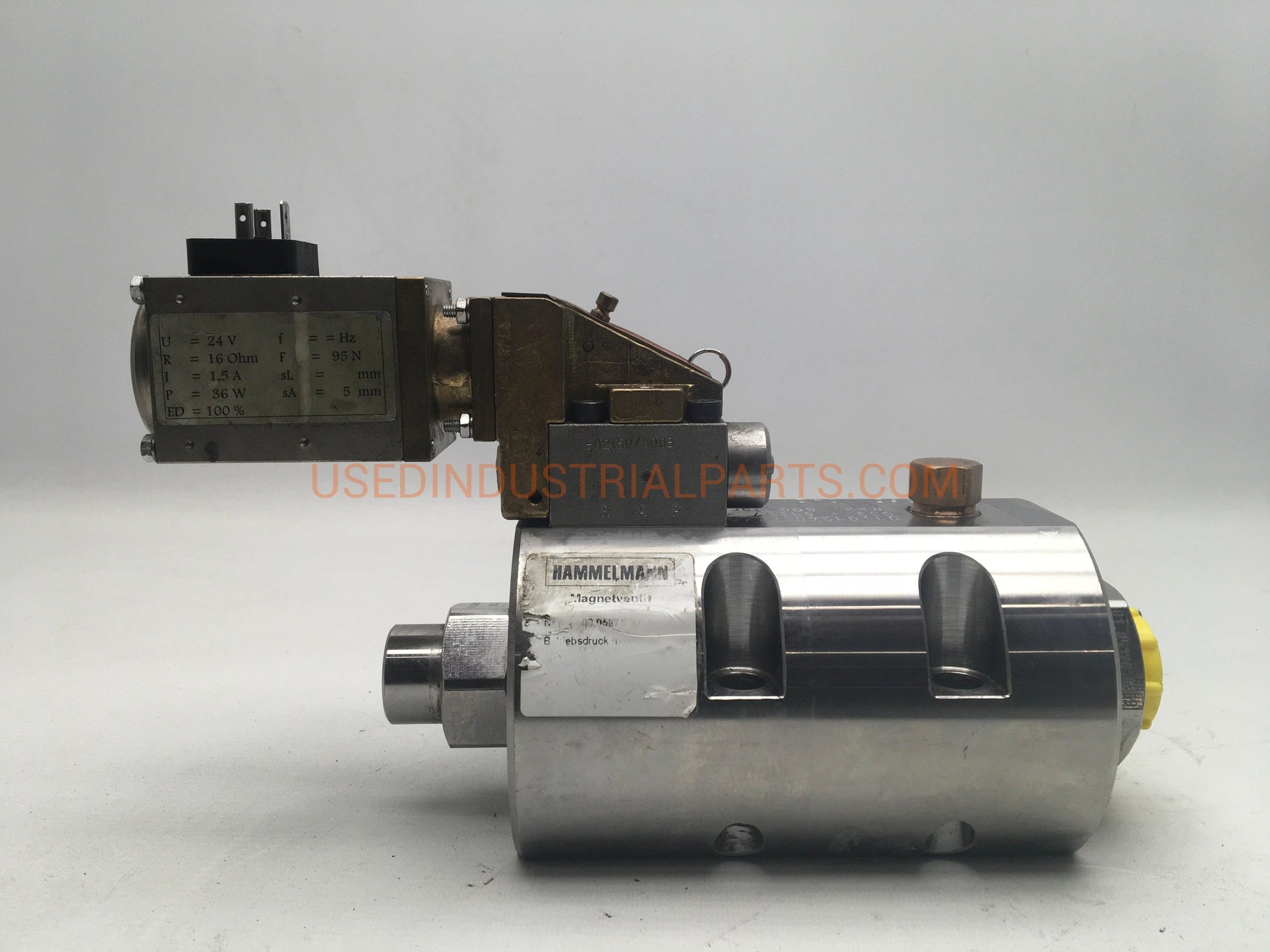 Hammelmann Magnetventil Solenoid Valve 0.05875.0063-Solenoid Valve-BC-02-02-Used Industrial Parts