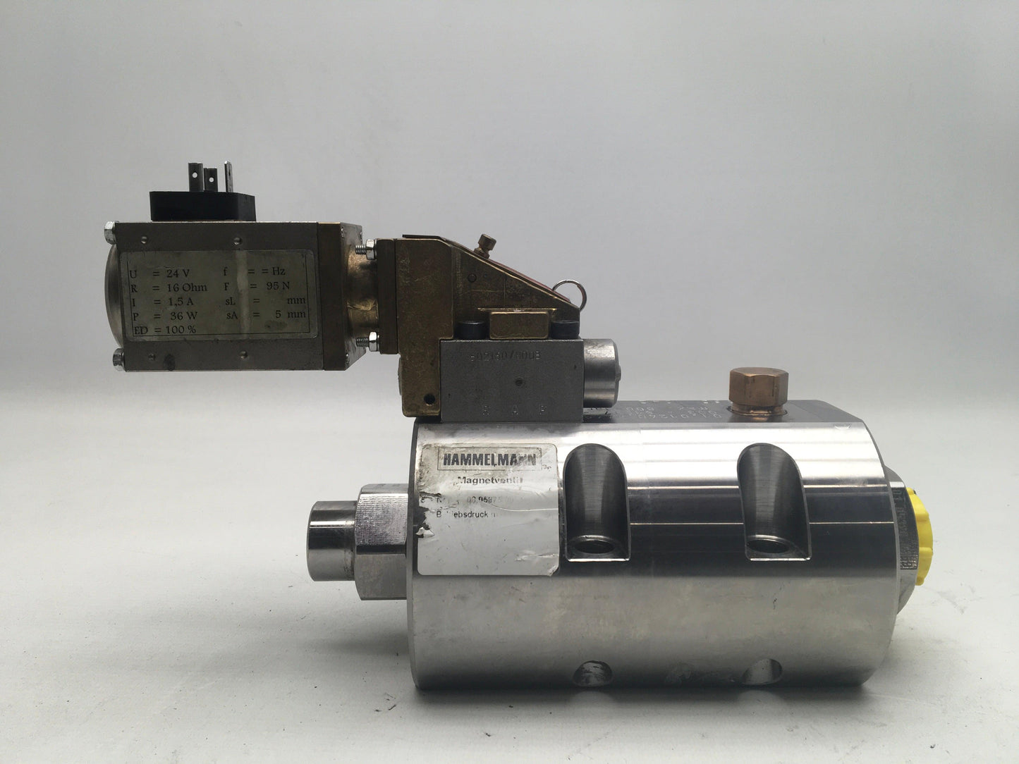 Hammelmann Magnetventil Solenoid Valve 0.05875.0063-Solenoid Valve-Used Industrial Parts