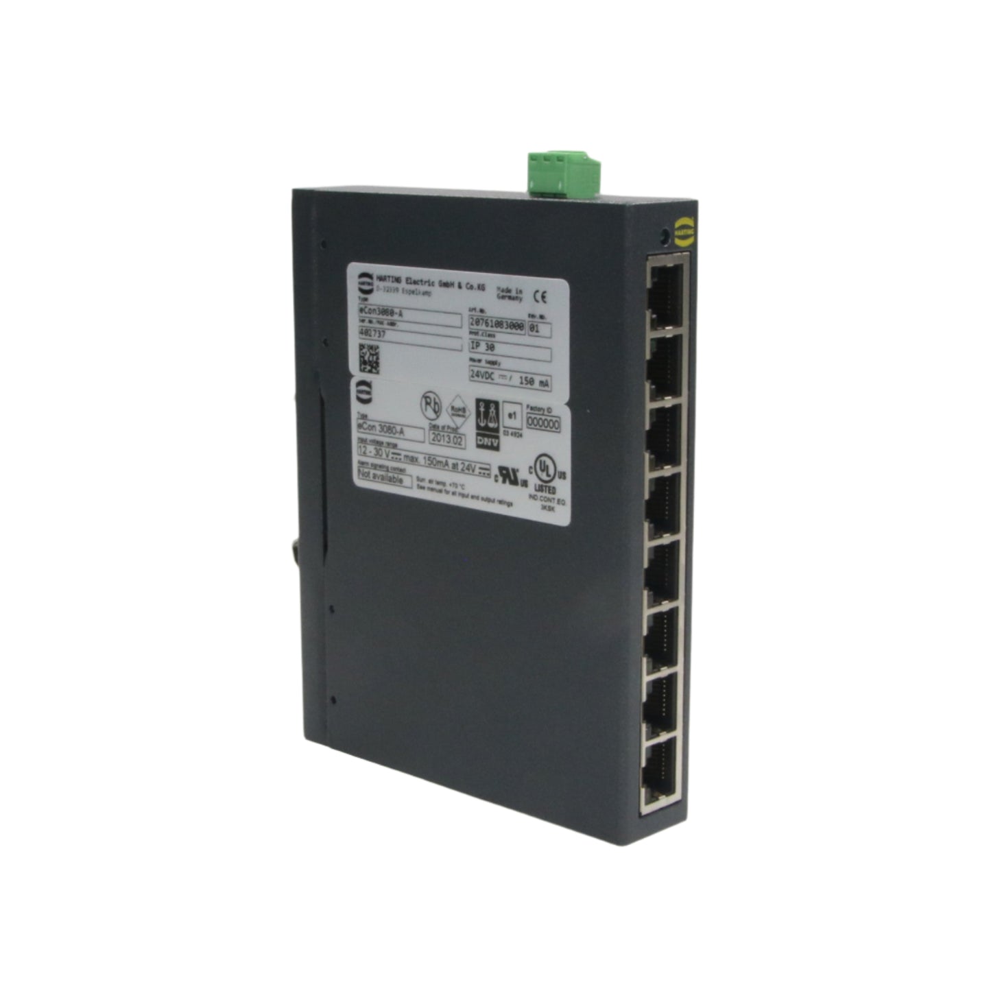 Harting Electric eCon3080 A Ethernet Switch-Ethernet Switch-Used Industrial Parts