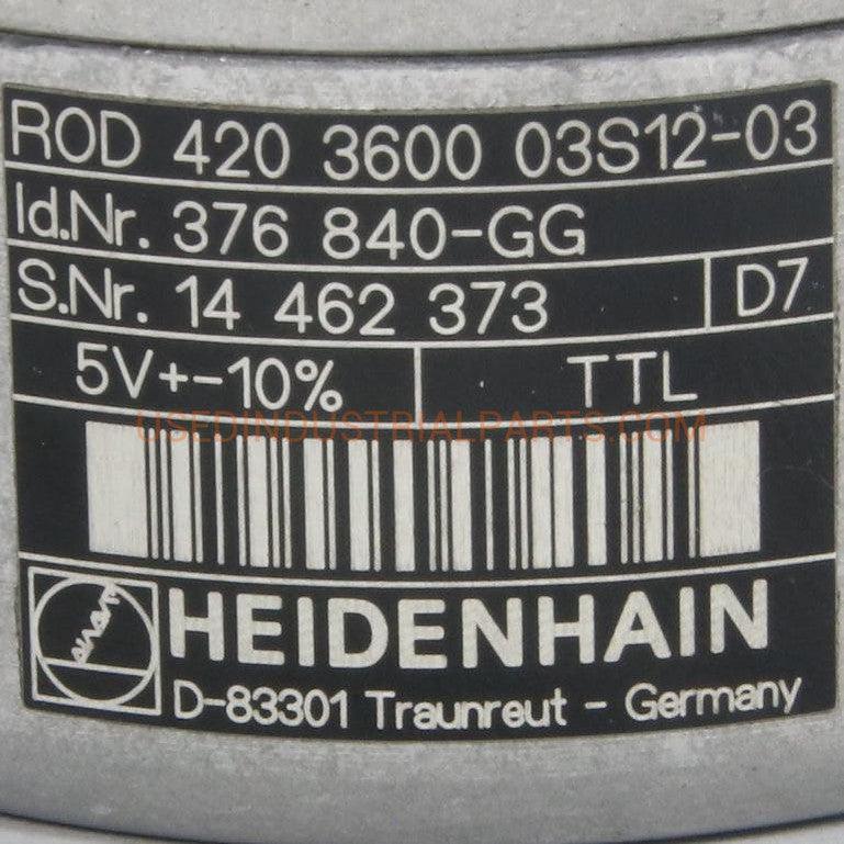 Heidenhain ROD 420 3600 03S12 03 Rotary Encoder-Rotary Encoder-CD-02-03-01-Used Industrial Parts