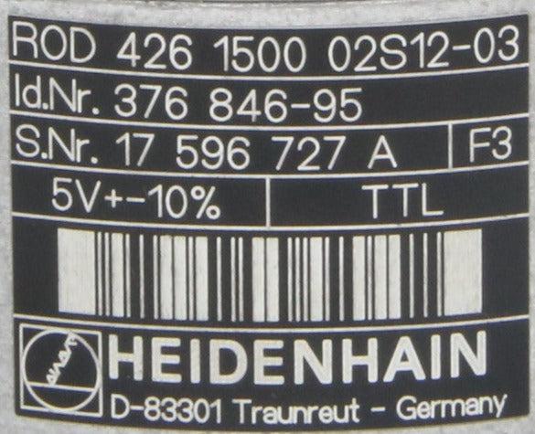 Heidenhain Rotary Encoder ROD 426 1500 02S12-03-Rotary Encoder-Used Industrial Parts