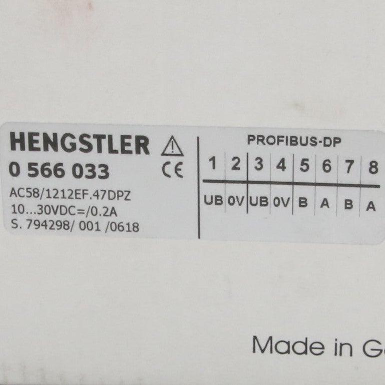 Hengstler AC58/1212EF.47DPZ Absolute Multi-Turn Rotary Encoder-Absolute Multi-Turn Rotary Encoder-Used Industrial Parts