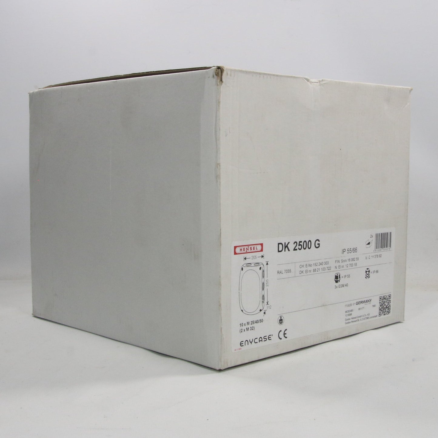 Hensel DK 2500 G Terminal Enclosure x 2-Terminal Enclosure-Used Industrial Parts