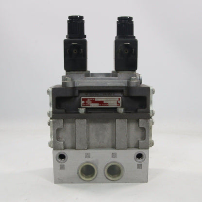 Herion 25 514 01 Double Solenoid Valve - 2 x Herion 0200 Valve Coils-Solenoid Valve-Used Industrial Parts