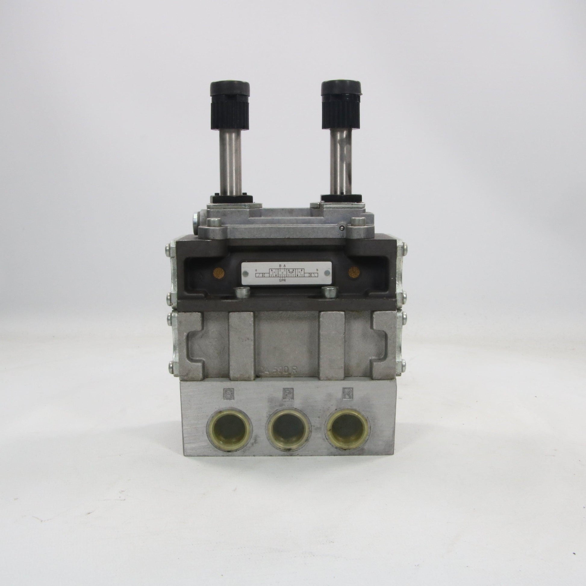 Herion 25 514 01 Double Solenoid Valve - Manual Adjustment-Solenoid Valve-Used Industrial Parts