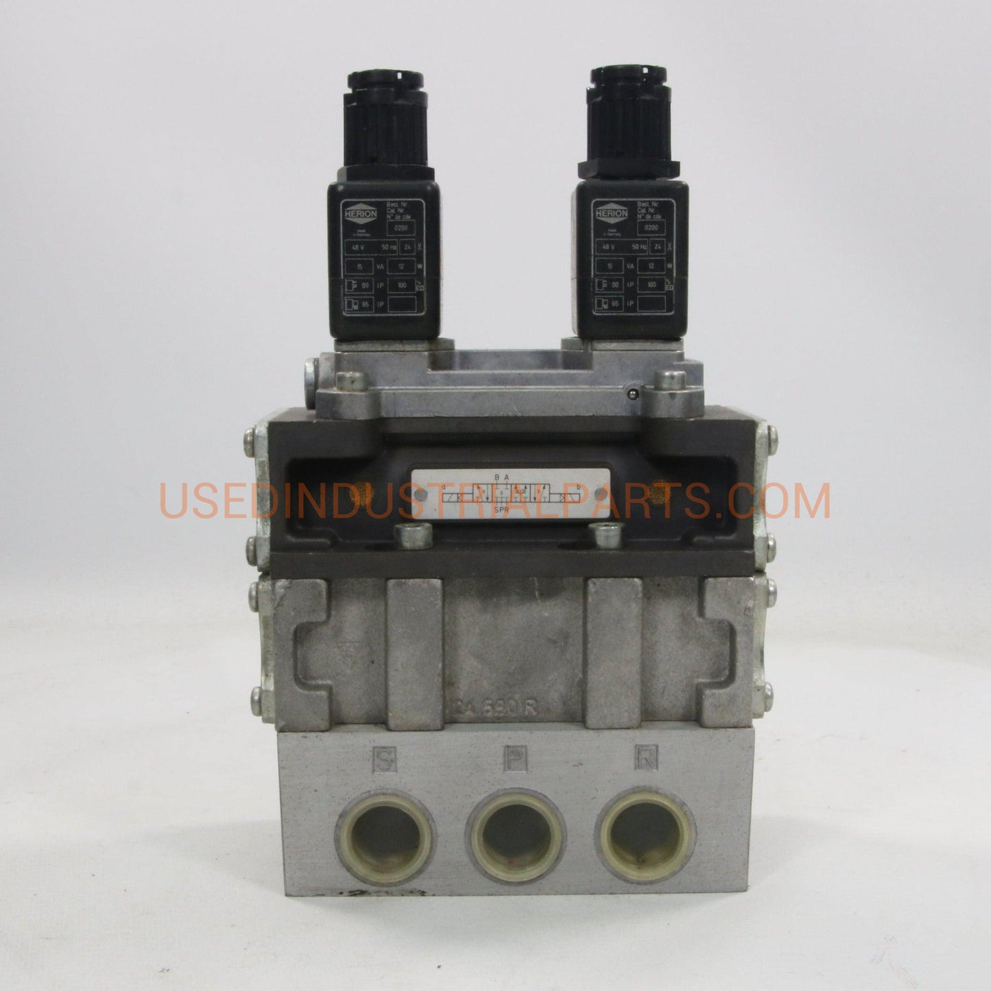 Herion 25 514 01 Double Solenoid Valve-Solenoid Valve-BC-04-03-Used Industrial Parts