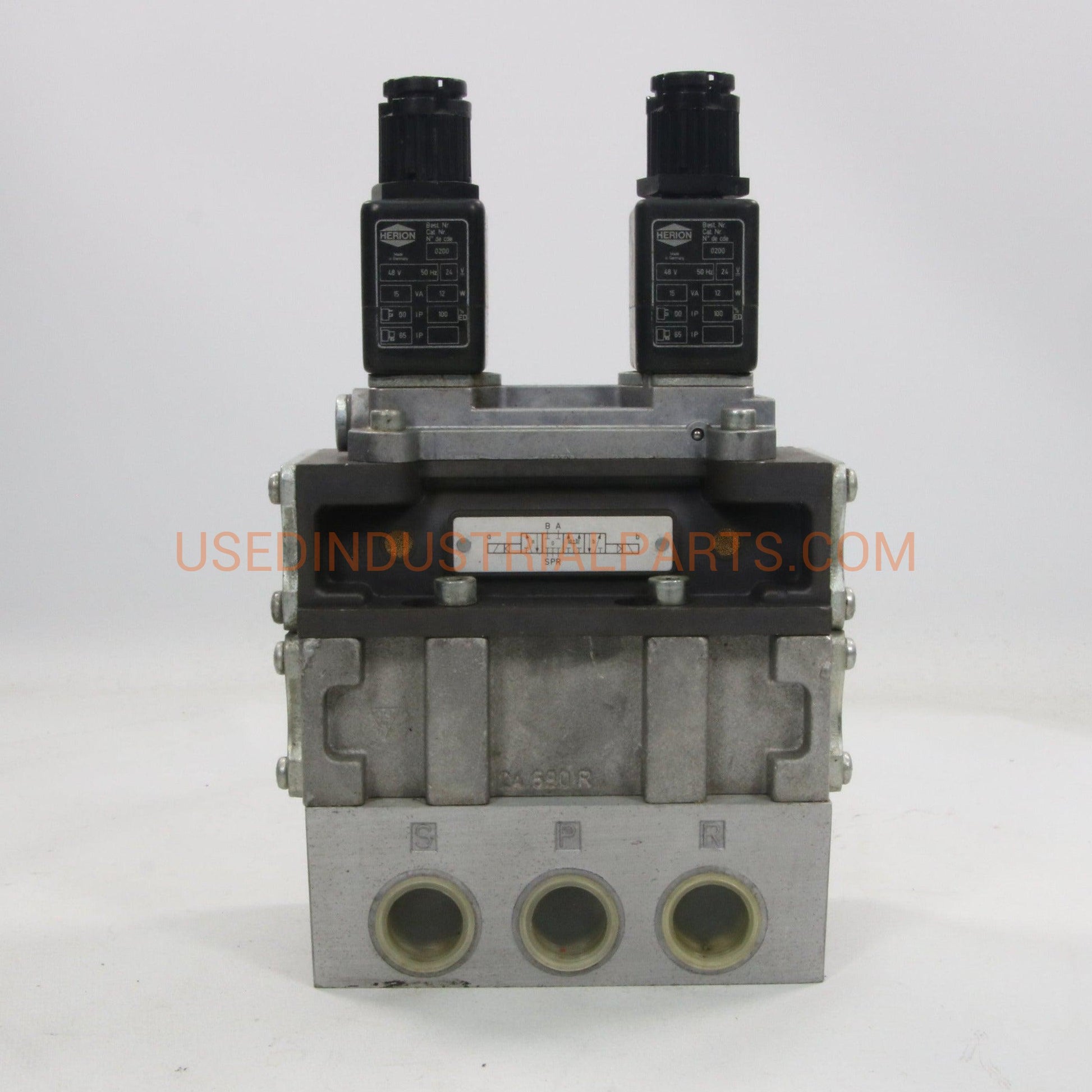 Herion 25 514 01 Double Solenoid Valve-Solenoid Valve-BC-04-03-Used Industrial Parts