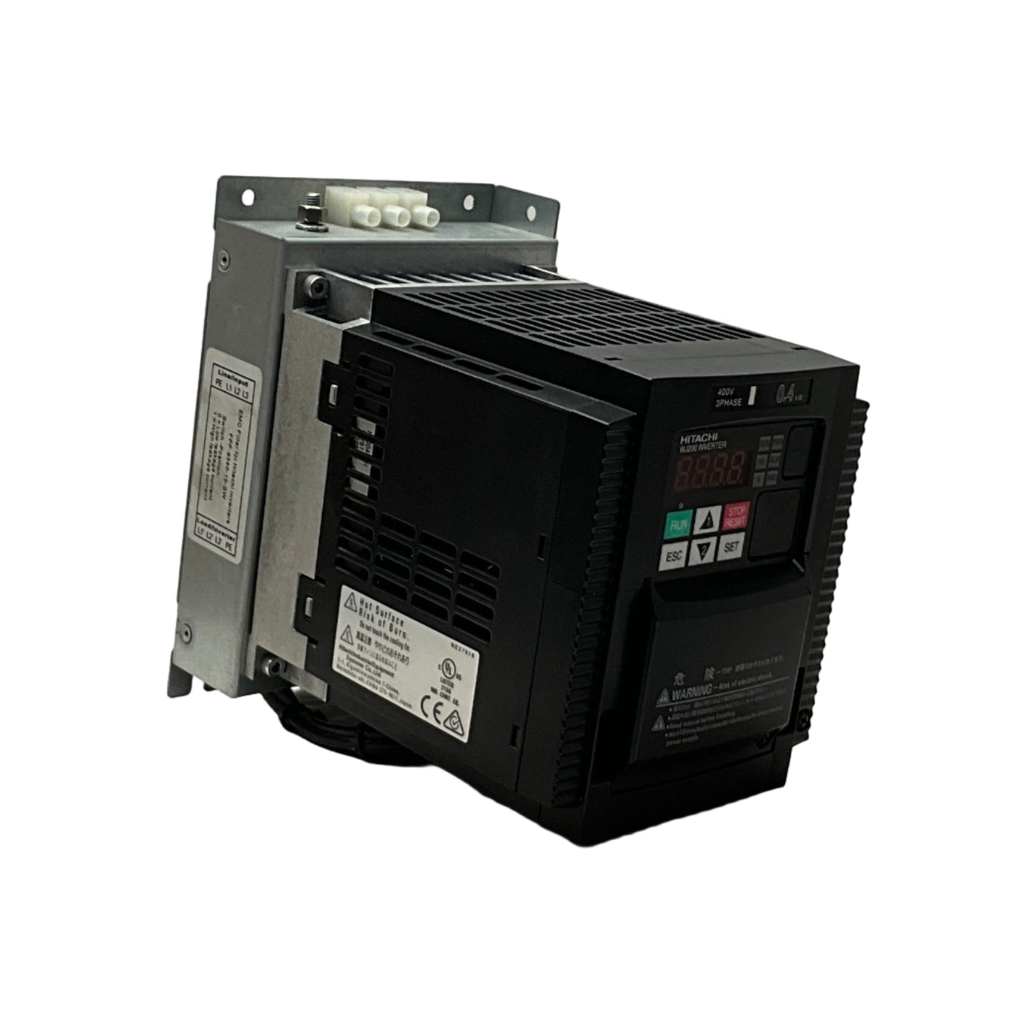 Hitachi WJ200-004HF Inverter-Variable Frequency Inverter-CE-06-06-04-6152428267252-Used Industrial Parts