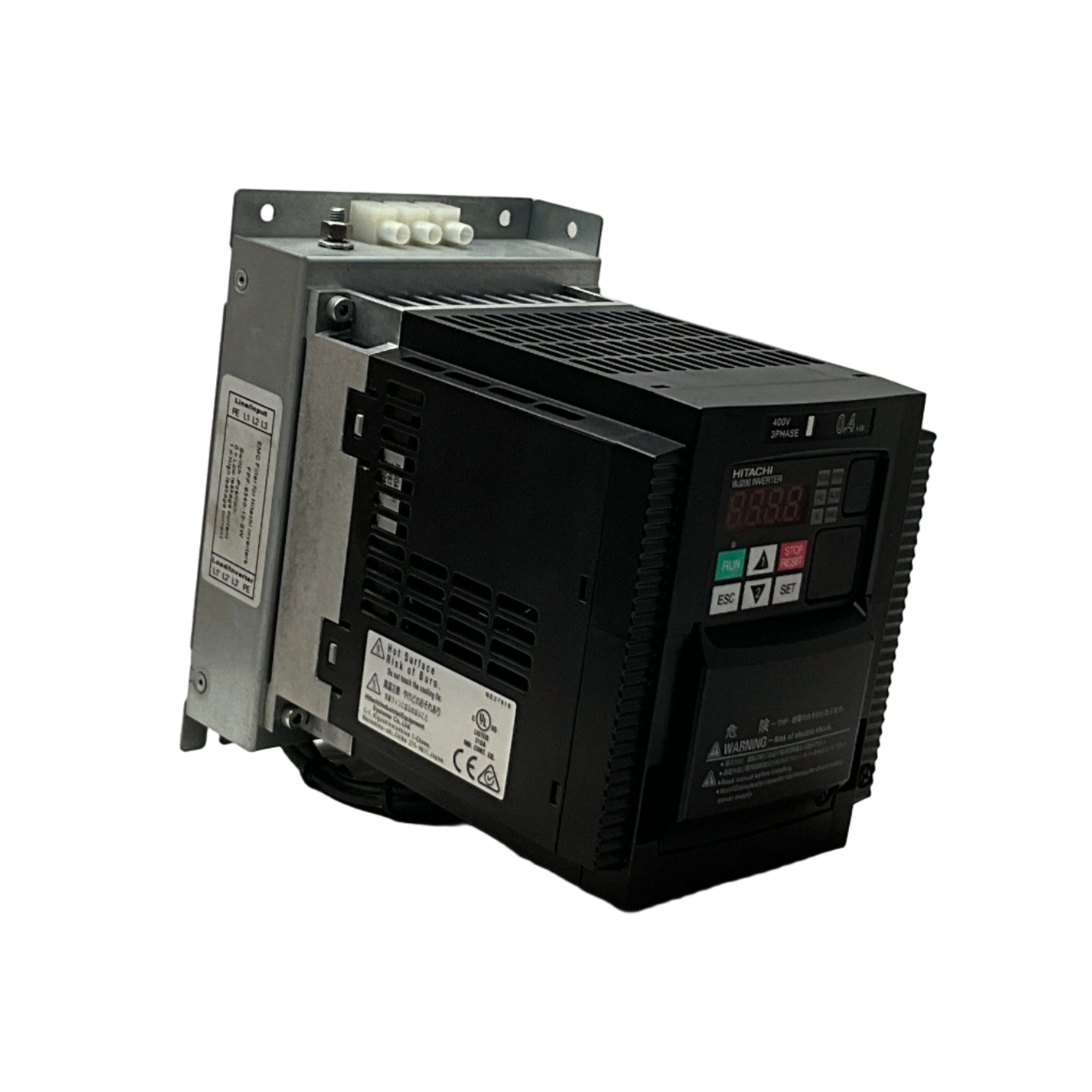 Hitachi WJ200-004HF Inverter-Variable Frequency Inverter-CE-06-06-04-6152428267252-Used Industrial Parts