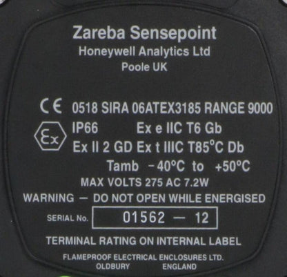 Honeywell Analytics Zareba Sensepoint Potable Gas Detection-Gas Detection Terminal-Used Industrial Parts