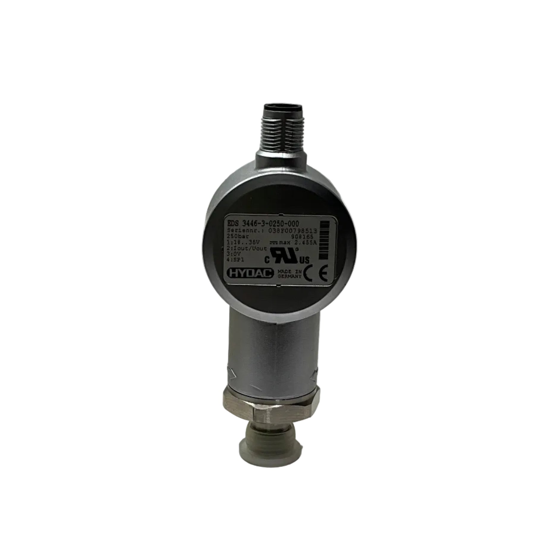 Hydac EDS 3000 Electronic Pressure Switch-Electronic Pressure Switch-Used Industrial Parts