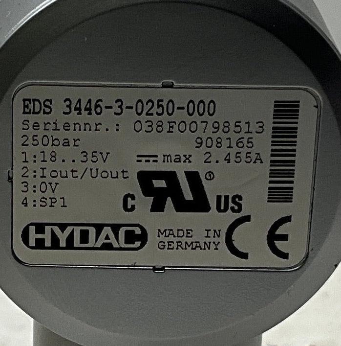 Hydac EDS 3000 Electronic Pressure Switch-Electronic Pressure Switch-Used Industrial Parts