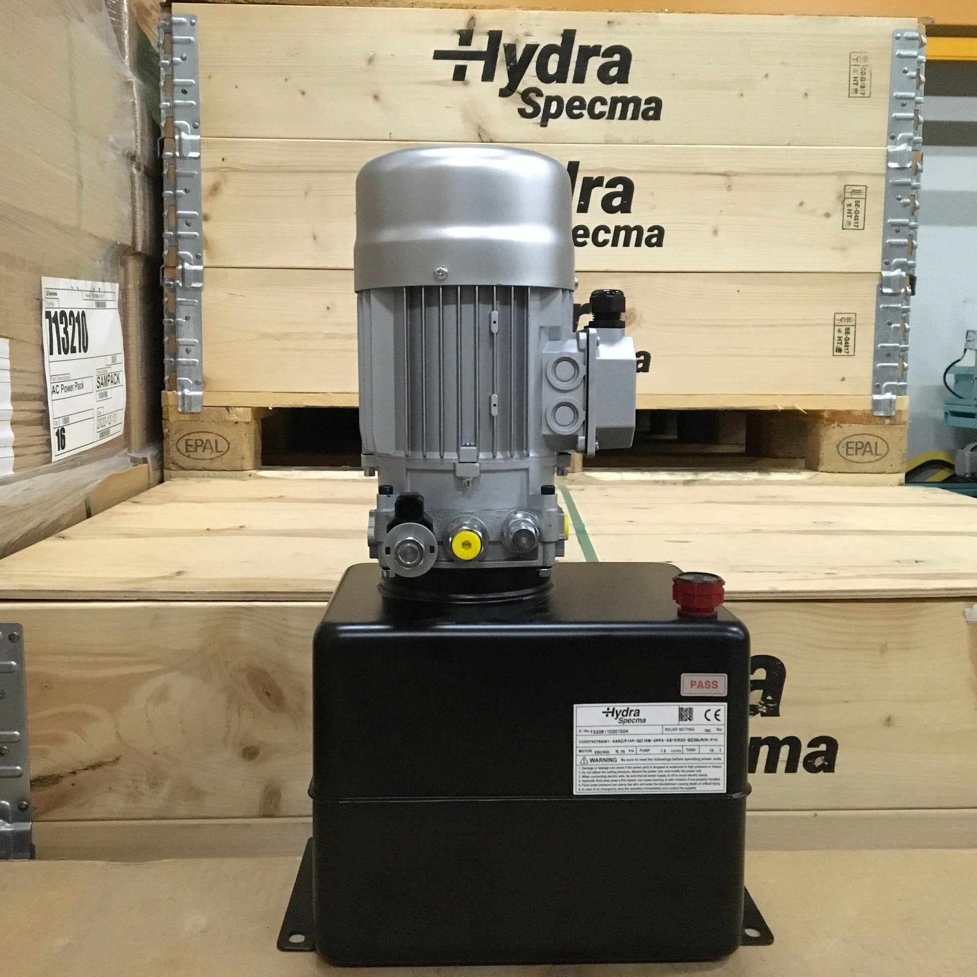 Hydraulic Power Pack Hydra Specma-Hydraulic Power Pack-Used Industrial Parts