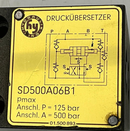 Hydraulic Ring SD500A06B1 Pressure Converter-Pressure Converter-Used Industrial Parts